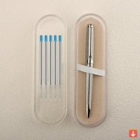 قلم معدني مادة من الستانلس ستيل تدوير أقلام هلام ا...