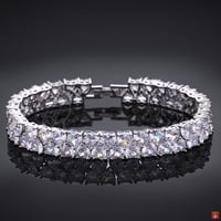 طقم أقراط قلادة مكون من 4 قطع فاخر للغاية للنساء م...