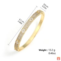 ماركة Yupsk الفاخرة لامعة كامل الزركون المفتوحة ال...