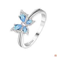 خاتم فضة Orstarry S925 متعدد الستايلات والموديلات