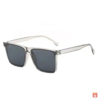 نظارة شمسية بإطار مربع الشكل للرجال والنساء ، نظار...