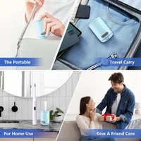 غطاء فرشاة الأسنان مطهر بالأشعة فوق البنفسجية