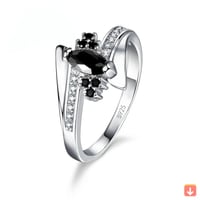 خاتم نسائي 925 من فضة الفاخرة