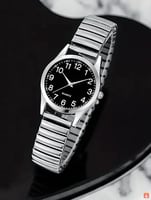 مجموعة ساعات كوارتز بشريط مطاطي مرن، مجموعة هدايا