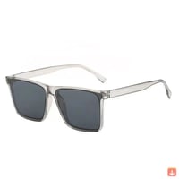 نظارة شمسية بإطار مربع الشكل للرجال والنساء ، نظار...