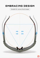 نظارة لراكبي الدرجات النارية KDEAM نظارات تكتيكية...