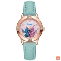 ساعة كوارتز ديزني للأطفال شخصية الكرتون