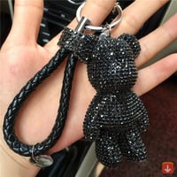 سلسلة ماركة Diy من حجر الراين للحقيبة والمفاتيح