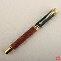 قلم حبر معدني منسوج من القماش عالي الجودة