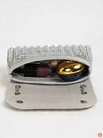 حقيبة حفل 1 قطعة حقيبة مربعة متعددة الألوان ، بريق...