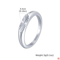 خاتم Vnox من الفولاذ المقاوم للصدأ مطلي بالفضة للر...