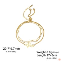 Cazador فراشة أساور ساحرة للنساء الفتيات الفولاذ ا...