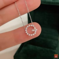 قلادة من الفضة 925 شكل شبابي