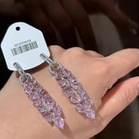 أقراط الأقراط الطويلة الفاخرة الخفيفة