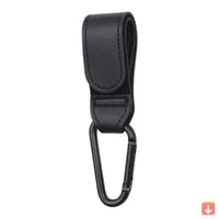 1/2 قطعة بولي Leather الجلود الطفل حقيبة عربة هوك...