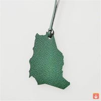 تعليقة حقيبة علي شكل خريطة المملكة