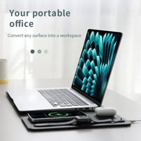 حقيبة لابتوب مع شاحن لاسلكي مدمج