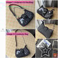 حقائب قماش للنساء ، نجوم نمط حقيبة ، حقائب الكتف ا...