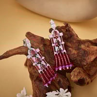 طقم من الفضة نقية 925 و الأحجار الكريمة الكبيرة أق...