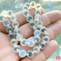 سبيح العقيق الأبيض الطبيعي داخل العقيق الأسود مسلم...