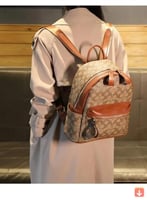 حقيبة ظهر عصرية نسائيةذات سعة كبيرةكاجوال طراز ريت...