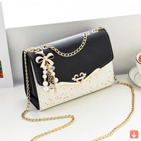 ماركة بو الجلود رفرف حقائب كروسبودي للنساء ، شرابة...