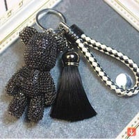 سلسلة ماركة Diy من حجر الراين للحقيبة والمفاتيح