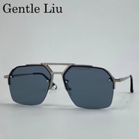 نظارات شمسية مربعة كبيرة الحجم للرجال 2025 ماركة ف...