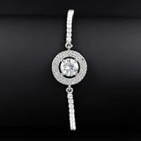 سوار فضي فاخر