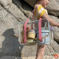 حقيبة جيلي شفافة لمنظم مستلزمات الأطفال، حقيبة حمل...