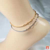 خلخال مطلى بالذهب جودة عالية