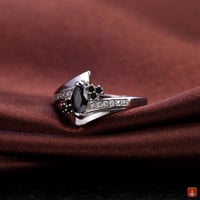 خاتم نسائي 925 من فضة الفاخرة