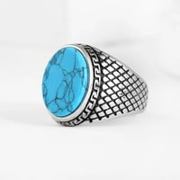 خاتم رجالي من الحجر الأسود لايصدأ ولايتغير لونه