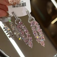 أقراط الأقراط الطويلة الفاخرة الخفيفة