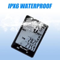 عداد السرعة الرقمي لركوب الدراجات ، شاشة كبيرة ، إ...