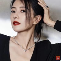 طقم أقراط وقلادة ألماس كاملة من الزركون الملكة جوز...