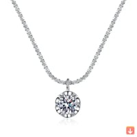 قلادة زركونيا عصرية للنساء ،