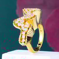 أقراط الزركون موديل معاصر