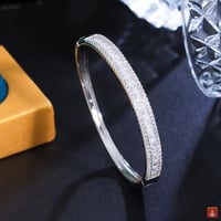 سوار بمفصلات متعدد الألوان مطلي بالبلاتين للنساء،...