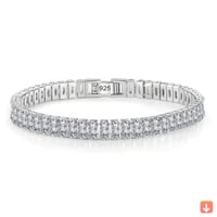 اساور سوار تألق S925 فضة فاخر