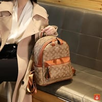 حقيبة ظهر عصرية نسائيةذات سعة كبيرةكاجوال طراز ريت...