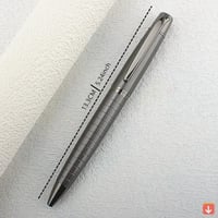 قلم حبر جاف معدني فاخر، أقلام حبر جاف مخططة قابلة...