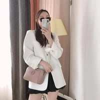 حقيبة كروس جلدية، حزام واحد، عصرية