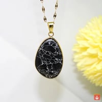 قلادة 1 قطعة الحجر الطبيعي غير النظامية قلادة قلاد...