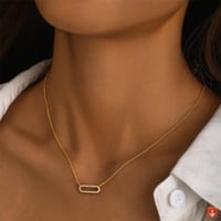 قلادة من الفضة الإسترليني للنساء ، زركون شكل نخلة