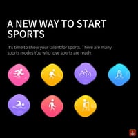 ساعة لذكية برو 1.32 بوصة 160*160 بطلب مخصص الرياضة...