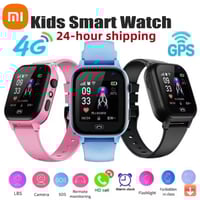 ساعة Xiaomi Kidsماركة 4G الذكية SOS GPS موقع مكالم...