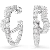 قلادة على شكل قلب مع أقراط كريستال لؤلؤية وسوار مج...