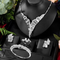 أقراط الزركون موديل معاصر