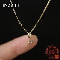 925 فضة 14K الذهب الزركون زهرة قلادة المختنق قلادة...